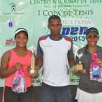 Penelope Abreu 1er. lugar y asley almonte 2do. lugar, en abierto femenino