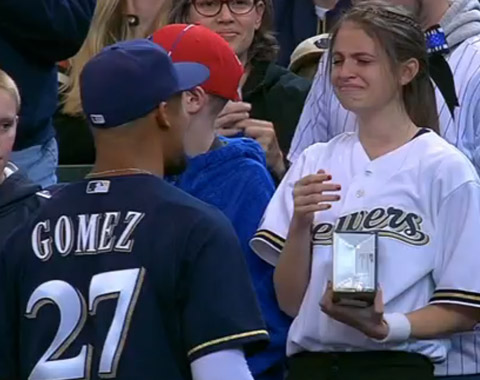 Carlos Gomez y la chica