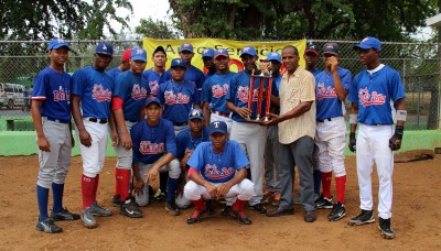 Liga Delio Peña campeón torneo béisbol junior del Distrito Nacional.